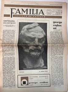 Familia. Revista de cultura, nr. 9, 13 septembrie 1966