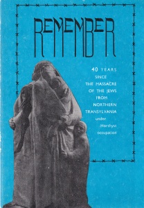 Federation of Jewish Communities - Remember. 40 years since the massacre of the Jews from Northern Transylvania under Horthyst occupation