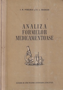 I. M. Perelman, B. A. Brodschi - Analiza formelor medicamentoase