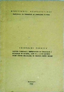 Indrumari tehnice privind tehnologii imbunatatite de prelucrare a nuielelor de rachita, alun si a altor materii prime pentru realizarea de produse pentru export