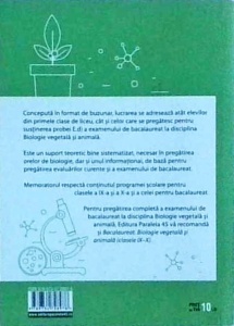 Irina Kovacs, Daniela Firicel - Memorator biologie vegetala si animala, clasele 9-10 - Img 2