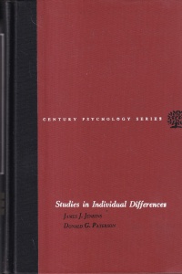 James J. Jenkins, Donald G. Paterson - Studies in Individual Differences