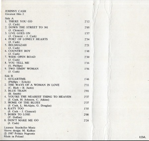 Johnny Cash – Greatest Hits Vol. 2 - Img 2
