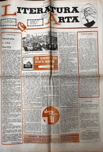 Literatura si Arta. Saptamanal al Uniunii Scriitorilor din Modova, nr. 38, 20 septembrie 1990