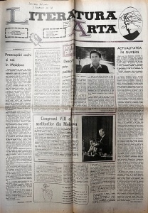 Literatura si Arta. Saptamanal al Uniunii Scriitorilor din Modova, nr. 40, 4 octombrie 1990