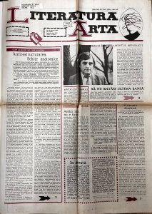 Literatura si Arta. Saptamanal al Uniunii Scriitorilor din Modova, nr. 4, 1 februarie 1990