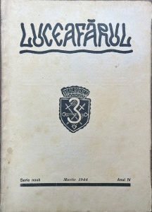 Luceafarul. Revista lunara de literatura, arta si cultura generala, nr. 3, martie 1944
