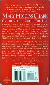 Mary Higgins Clark - On the Street Where You Live - Img 2