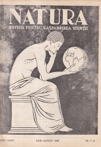 Natura. Revista pentru raspandirea stiintei, anul XXXIV, nr. 7-8, iulie-august 1945