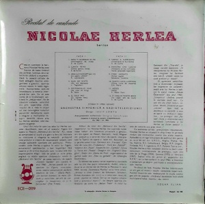 Nicolae Herlea – Recital de cantonete - Img 2