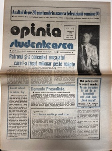 Opinia Studenteasca, nr. 41, septembrie 1990