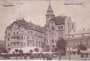 Oradea-mare. Hotel Vulturul negru (circulata 1920)