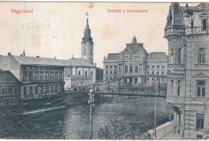 Oradea / Nagyvarad. Kishidfo a varoshazaval (circulata 1923)