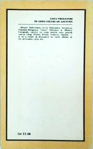 Ovid S. Crohmalniceanu - Cinci prozatori in cinci feluri de lectura - Img 2