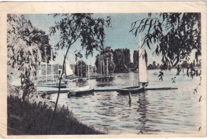 Pe Lacul Herastrau (circulata 1961)
