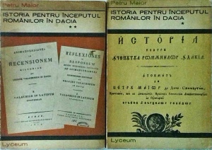 Petru Maior - Istoria pentru inceputul romanilor in Dacia, 2 volume
