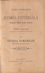 Petru Rascanu - Curs complect de istoria universala prelucrat pentru liceul superior, volumul 3: Istoria Romanilor (1895) - Img 2
