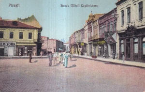 Ploesti. Strada Mihail Cogalniceanu. (scrisa 1926)