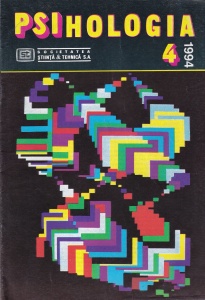 Psihologia, numarul 4, 1994