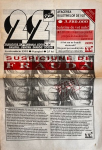 Revista 22, editie speciala, 6 octombrie 1992