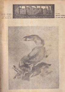 Revista Carpatii. Vanatoare, pescuit, chinologie, nr. 11-12, noiembrie-decembrie 1947