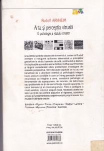 Rudolf Arnheim - Arta si perceptia vizuala. O psihologie a vazului creator - Img 2