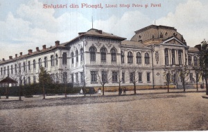 Salutari din Ploesti. Liceul Sfinti Petru si Pavel (necirculata)
