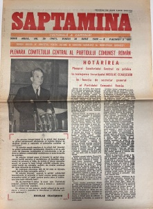 Saptamana, nr. 26, 30 iunie 1989