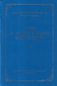 Sebastian Barbu-Bucur - Cantari la Vecernia si Utrenia Sfintilor Romani, volumul 3
