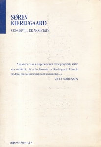 Soren Kierkegaard - Scrieri, volumul 1. Conceptul de anxietate - Img 2