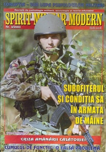 Spirit Militar Modern, nr. 3, 2003. Revista de psihologie militara, sociologie si teoria educatiei