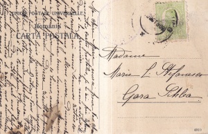 Suvenir din Campu-lung. Scoala Normala cu Flamanda (circulata 1909) - Img 2