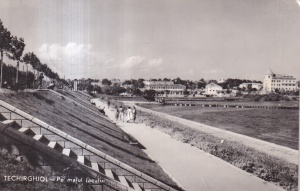 Techirghiol. Pe malul lacului (circulata 1961)