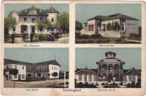 Techirghiol. Vila Papusica. Vila Lucretia. Vila Zori de Zi. Vila Adela (circulata 1930)