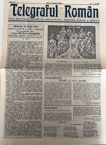 Telegraful roman, nr. 1-2/1989, 1 ianuarie 1989. Foaie religioasa editata de Arhiepiscopia Ortodoxa Romana a Sibiului