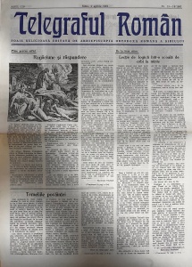 Telegraful roman, nr. 13-14, aprilie1981. Foaie religioasa editata de Arhiepiscopia Ortodoxa Romana a Sibiului