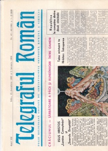 Telegraful roman, nr. 47-48, decembrie 1985 si nr. 1-2, ianuarie 1986. Foaie religioasa editata de Arhiepiscopia Ortodoxa Romana a Sibiului