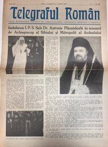 Telegraful roman, nr. 7-10, 15 februarie-1 martie 1982. Foaie religioasa editata de Arhiepiscopia Ortodoxa Romana a Sibiului