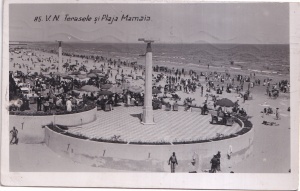 Terasele si Plaja Mamaia (circulata 1937)