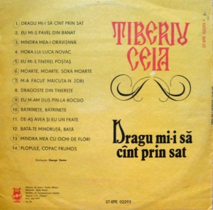 Tiberiu Ceia – Dragu mi-i sa cant prin sat - Img 2