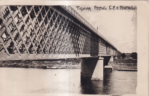 Tighina. Podul C. F. P. Nistrului (circulata 1932)