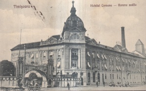 Timisoara. Hotelul Coroana (circulata 1923)