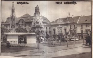 Timisoara. Piata Libertatii (circulata 1930)