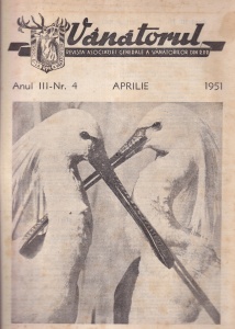 Vanatorul. Revista Asociatiei Generale a Vanatorilor din R.P.R. nr. 4, aprilie 1951
