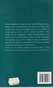 Virgil Ierunca - Poeme de exil urmate de Talmaciri - Img 2