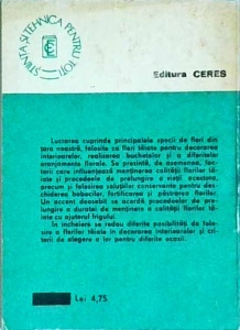 Alexandrina Amariutei - Pastrarea florilor taiate - Img 2