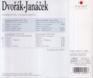Antonin Dvorak, Leos Janacek - Symphony No. 5 Sinfonietta - Img 2