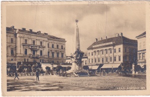 Arad. Piata Andrassy (circulata 1913)