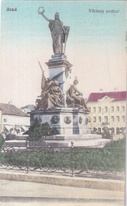 Arad. Vértanu-szobor (circa 1910, necirculata)