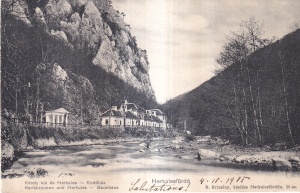 Baile Herculane / Karoly kut es Herkules - furdohaz. Karlsbrunnen und Herkules - Badehaus (scrisa 1905)